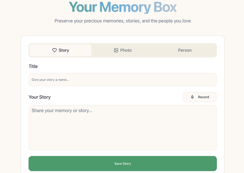 Rekindle - Dementia activity Generator