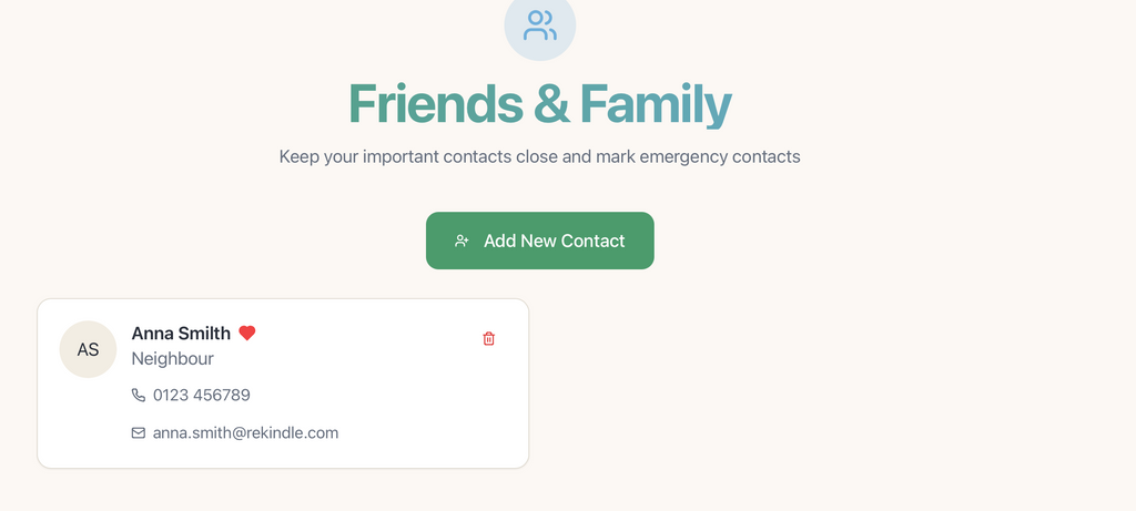 Rekindle - Dementia activity Generator